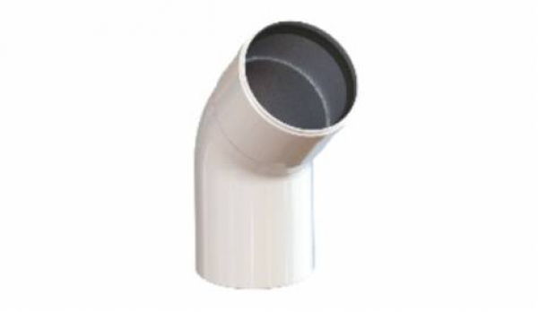 Коліно 45&deg;конденсаційне &Oslash;80 PP-R (м-п)